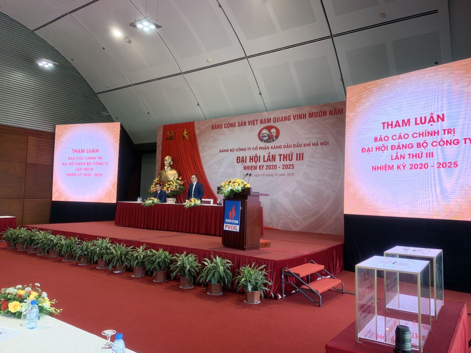 ĐẠI HỘI ĐẢNG BỘ PVOIL HÀ NỘI LẦN THỨ III  NHIỆM KỲ 2020 - 2025