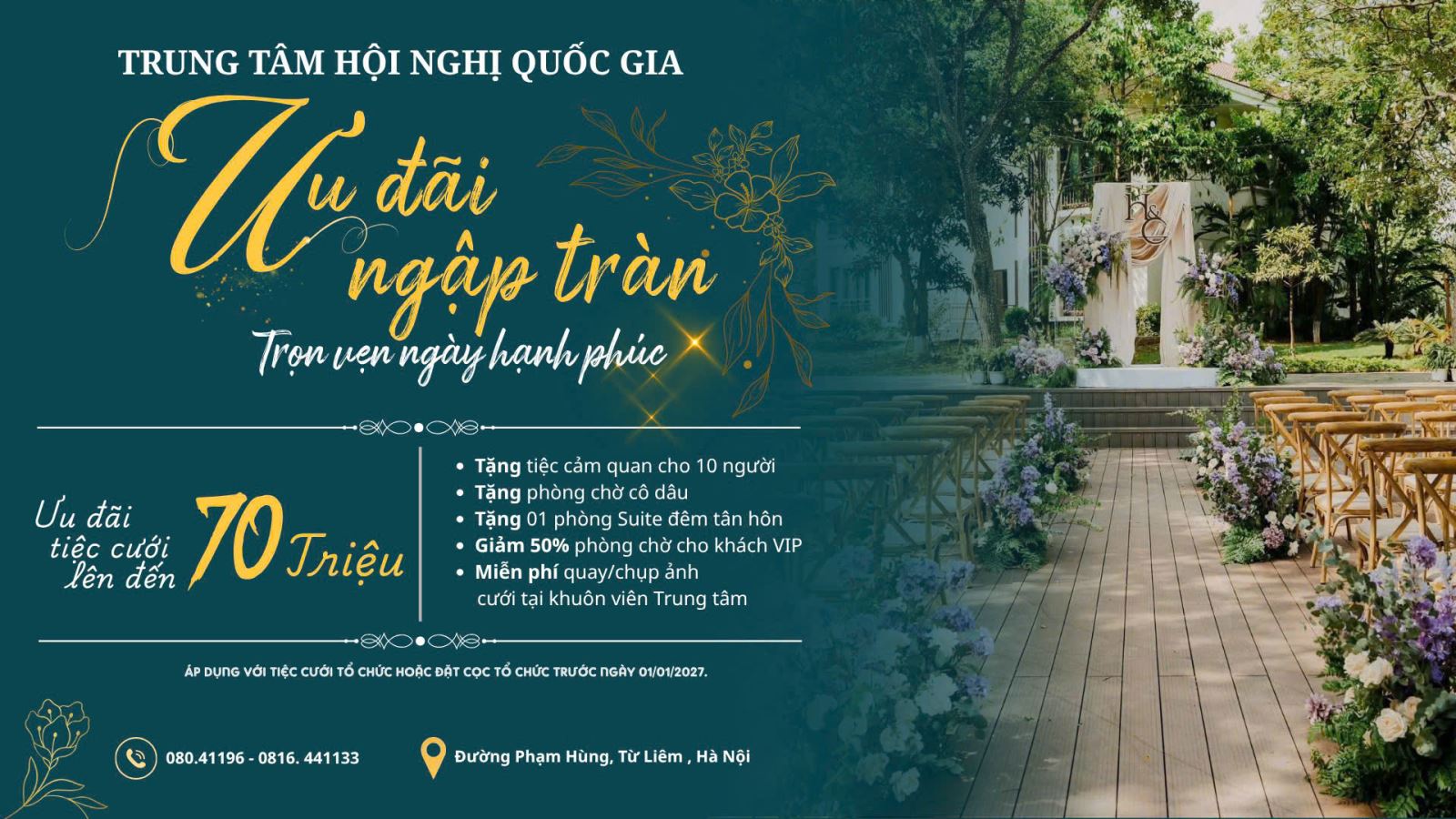 ƯU ĐÃI NGẬP TRÀN - TRỌN VẸN NGÀY HẠNH PHÚC